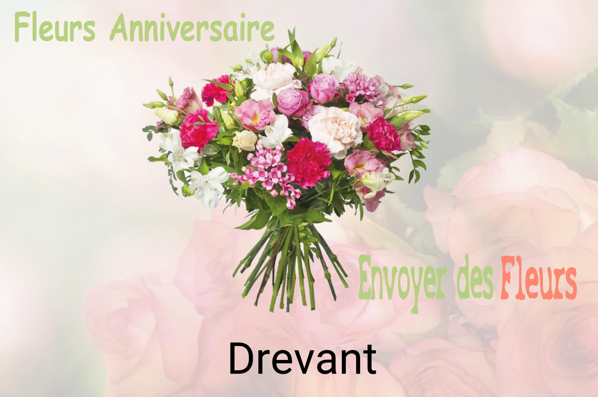 Bouquet de fleurs d’anniversaire livré à Drevant